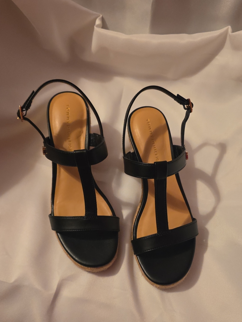 Tommy Hilfilger T-Strap Espadrille Sandals
